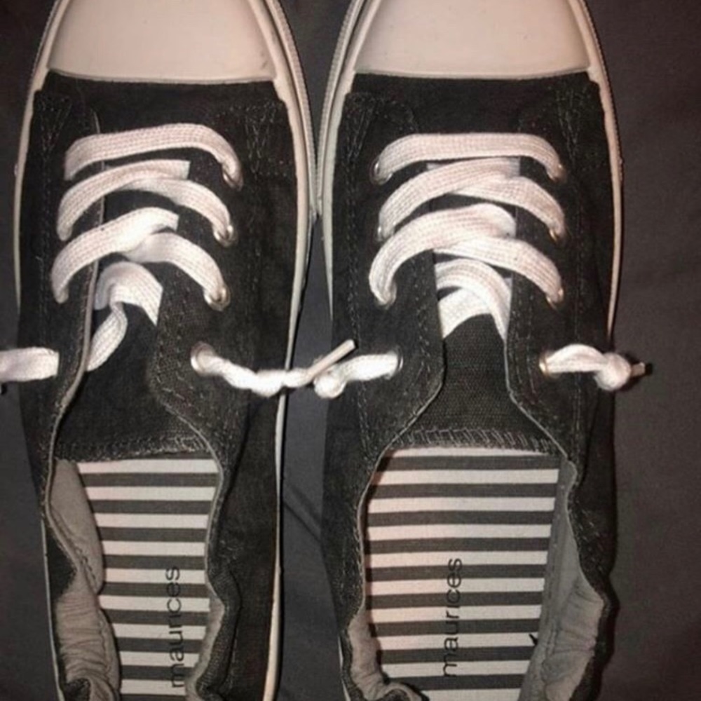 Dark wash gray shoes BRAND NEW